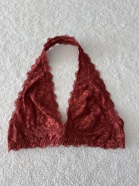 FP Intimately Lace Halter Bralette